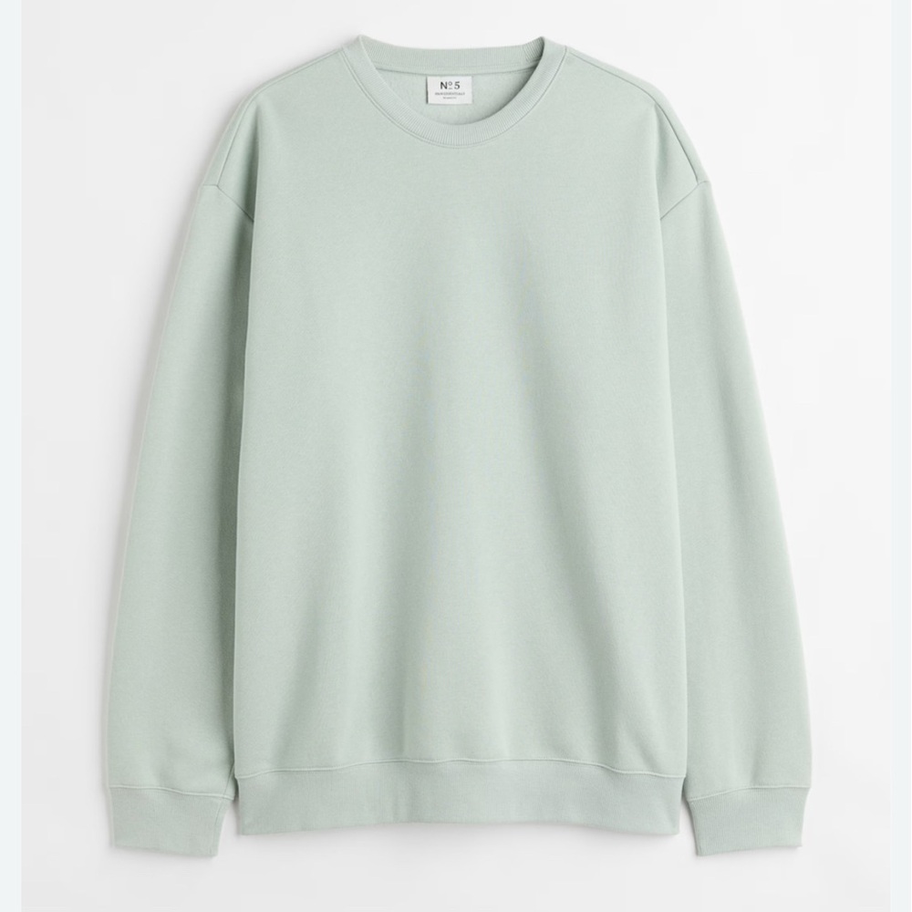 TNA Cozy Light Mint Color Crewneck Sweater size S